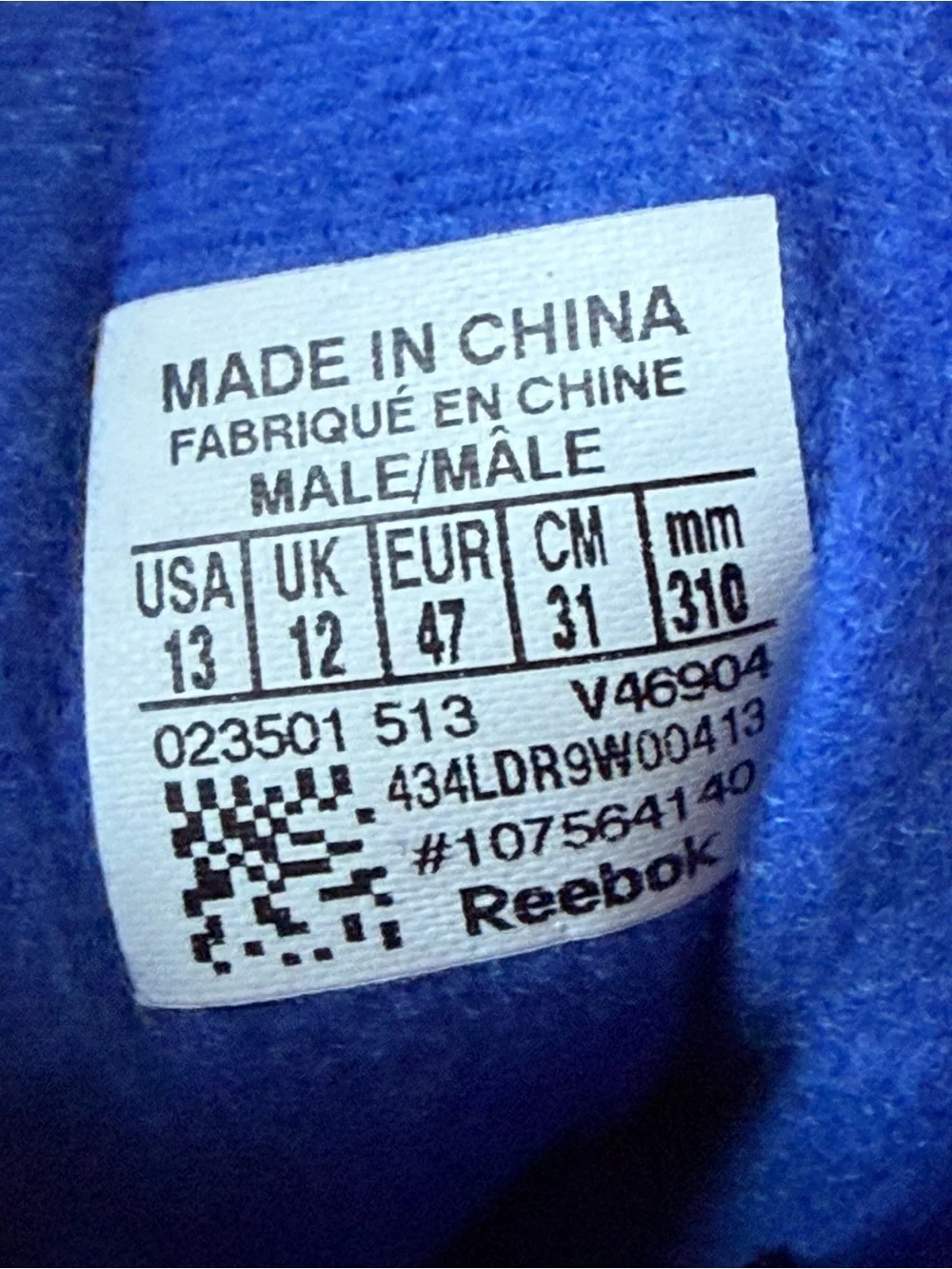 Reebok shoes are